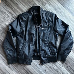 Kids Members Only Black Bomber Jacket, Size L